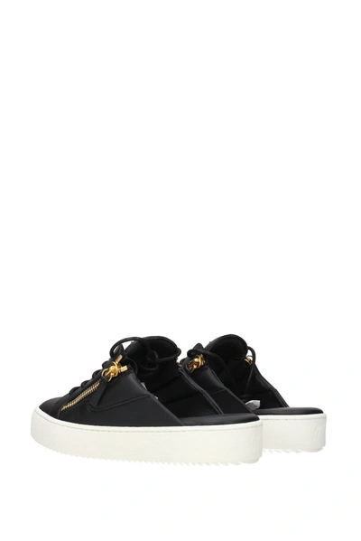 Shop Giuseppe Zanotti Slippers And Clogs Leather Black