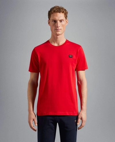 Shop Paul & Shark T-shirt In Red