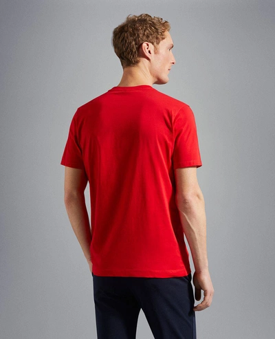 Shop Paul & Shark T-shirt In Red