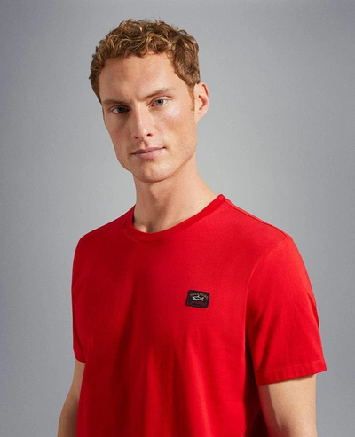 Shop Paul & Shark T-shirt In Red