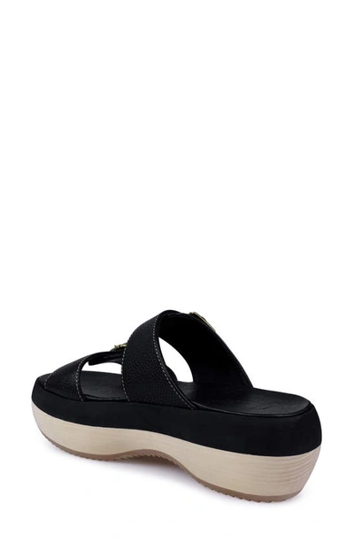 Zigi Artisan Bernat Platform Sandal In Black Leather