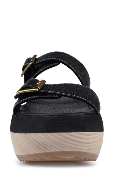 Zigi Artisan Bernat Platform Sandal In Black Leather