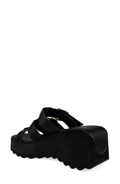 Shop Zigi Artisan Aritz Platform Sandal In Black Leather