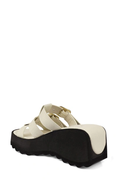 Shop Zigi Artisan Aritz Platform Sandal In Vanilla