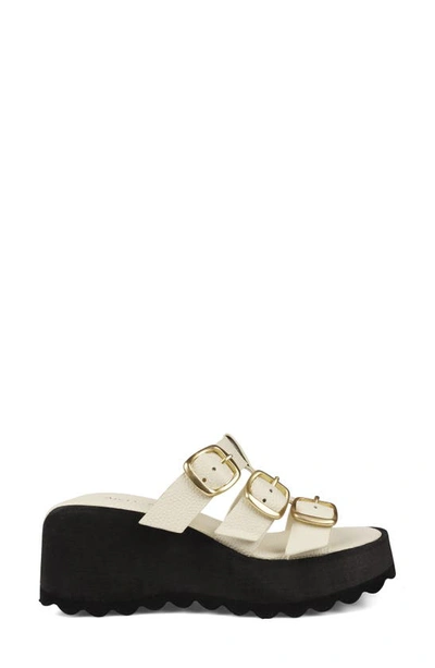 Zigi Artisan Aritz Platform Sandal In Vanilla