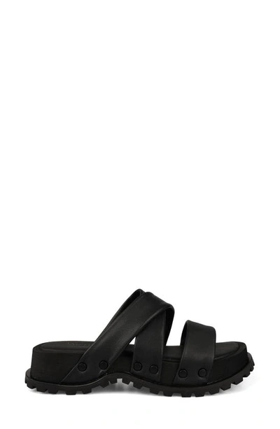 Shop Zigi Artisan Elixa Platform Sandal In Black Leather