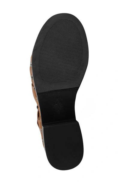 Zigi Artisan Lorenza Platform Fisherman Sandal In Tan Leather