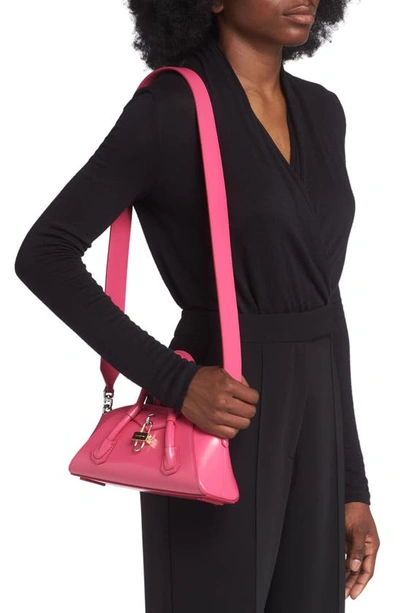 Shop Givenchy Mini Antigona Stretch Handbag In Neon Pink