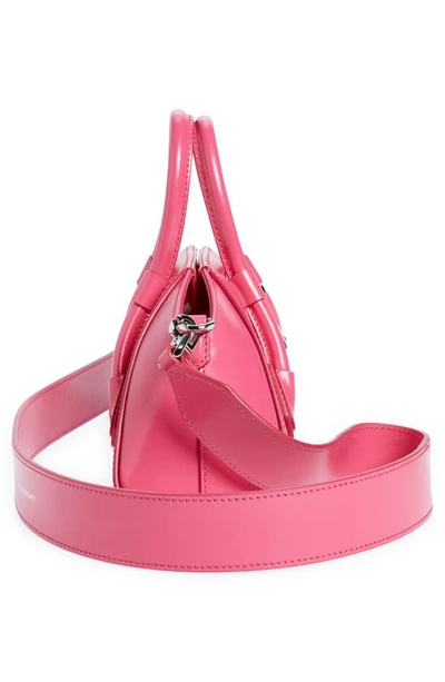 Shop Givenchy Mini Antigona Stretch Handbag In Neon Pink