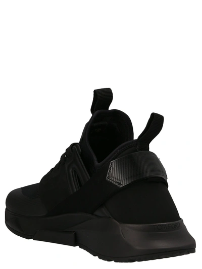 Shop Tom Ford Logo Techno Sneakers
