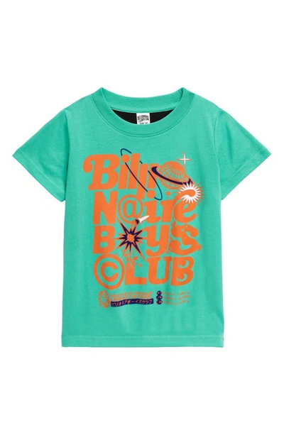 Shop Billionaire Boys Club Kids' Hemisphere Cotton Graphic T-shirt In Gumdrop Gr
