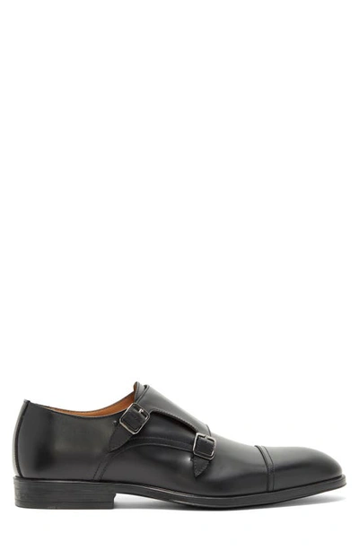 Shop Antonio Maurizi Cap Toe Monk Strap Derby In Nero