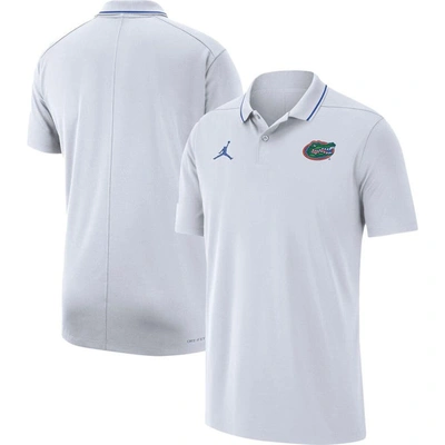 Shop Jordan Brand White Florida Gators 2023 Coaches Performance Polo