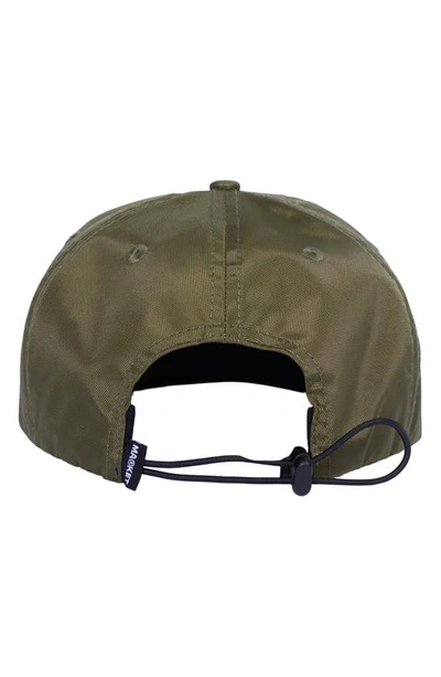 Shop Market Almost There Nylon Canvas Baseball Cap In Sage