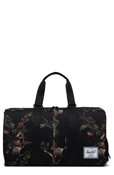 Shop Herschel Supply Co Novel Duffle Bag In Forest Camo