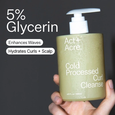 Shop Act+acre Cold Processed Curl Cleanse Shampoo In Default Title