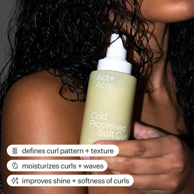 Shop Act+acre Cold Processed Soft Curl Lotion In Default Title