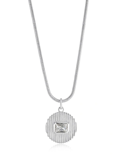 Shop Luv Aj Le Signe Pendant Necklace- Silver