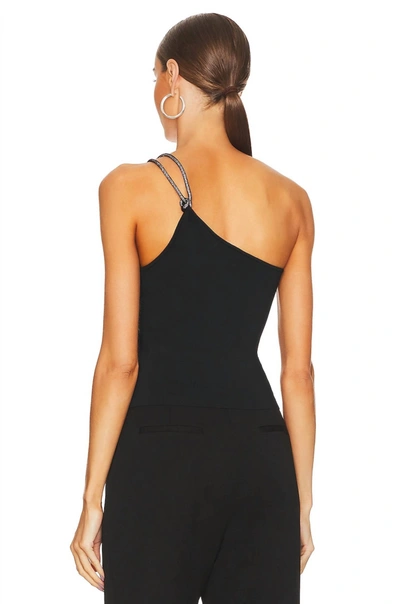 Shop A.l.c Cole One Shoulder Top In Black