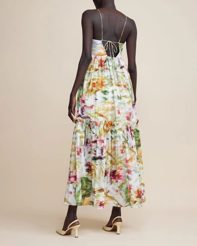 Shop Acler Ferland Dress In Monet Garden Print