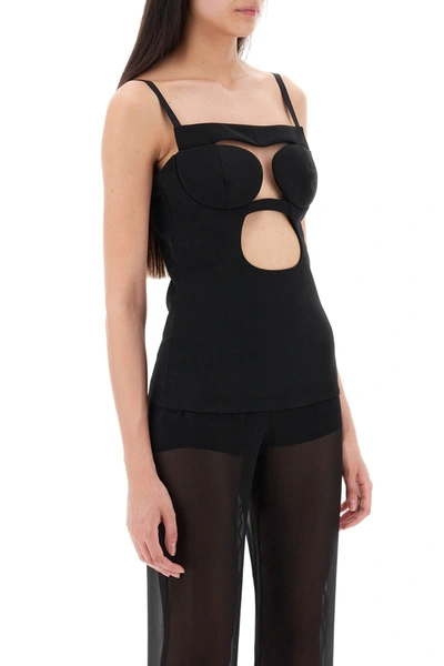 Shop Nensi Dojaka Cut Out Top With Padded Cup