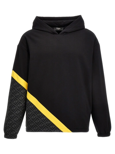 Shop Fendi Ff Sweatshirt Black