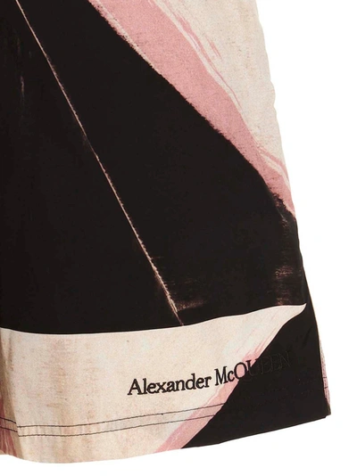 Shop Alexander Mcqueen Printed Swimming Trunks