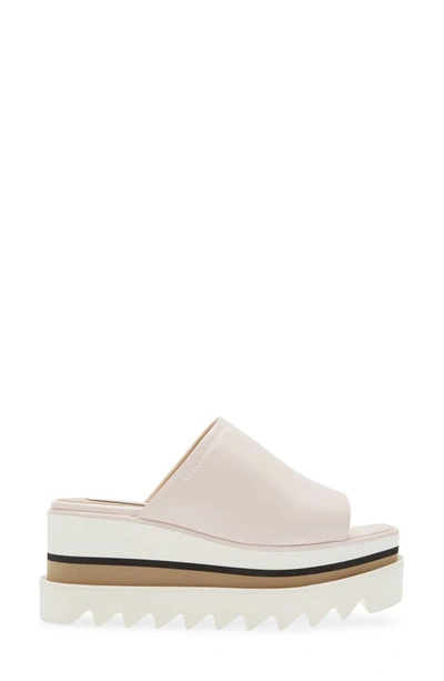 Shop Stella Mccartney Sneak-elyse Platform Slide Sandal In 6900 - Ballet Pink