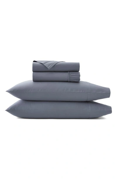 Shop Boll & Branch Percale Hemmed Sheet Set In Mineral
