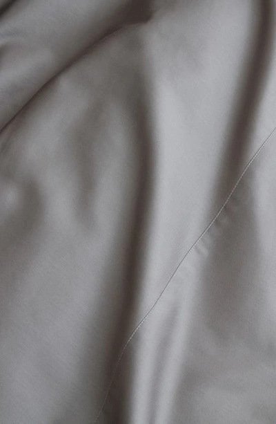 Boll & Branch Percale Hemmed Sheet Set, Queen In Pewter