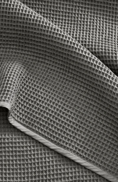 Boll & Branch Waffle Organic Cotton Blanket In Stone