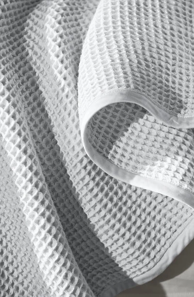 Boll & Branch Waffle Organic Cotton Blanket In Sky