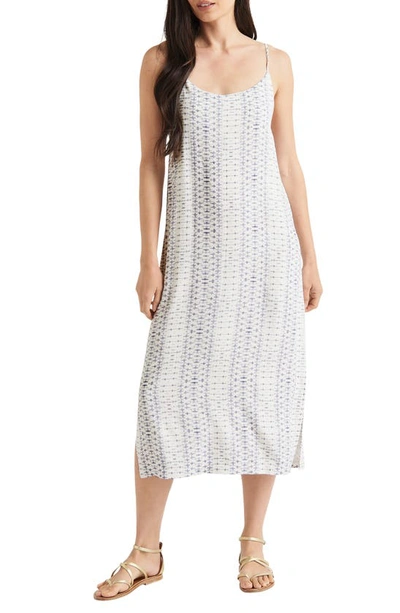 Shop Splendid Breeze Midi Dress In Oyster Stone