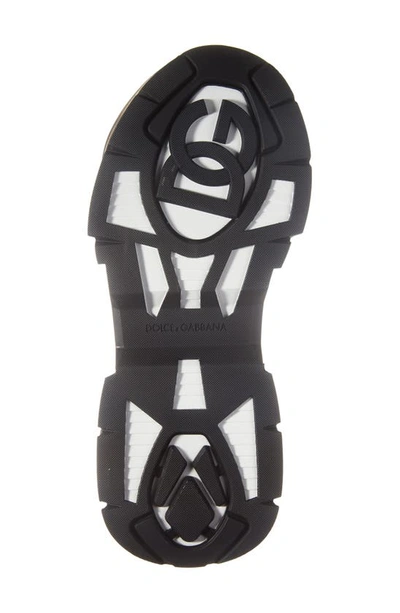 Shop Dolce & Gabbana Airmaster Low Top Sneaker In White/ Black