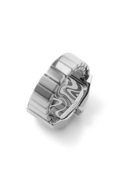 Shop Breda X Dalmata Time Ring, 15mm In Silver