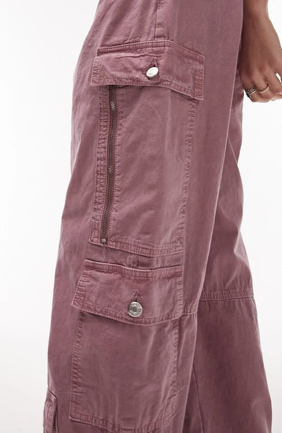 Topshop pink cargo on sale pants