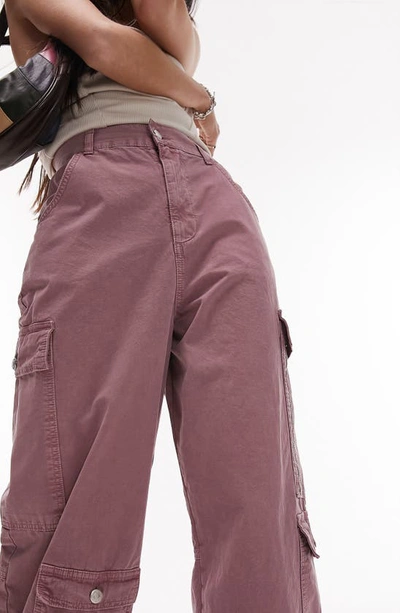 Topshop pink hotsell cargo pants