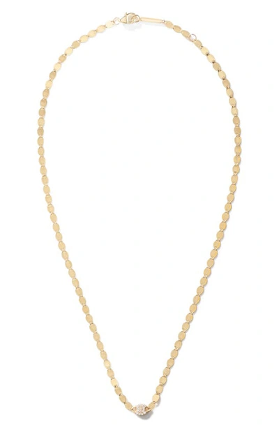Shop Lana Flawless Nude Diamond Link Chain Necklace In Yellow Gold