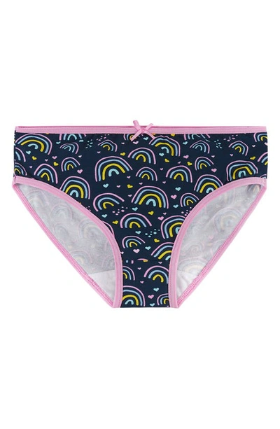Andy & Evan Little Girl's & Girl's 8-piece Multicolored Bikini Underwear Set In Nva