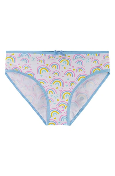 Andy & Evan Little Girl's & Girl's 8-piece Multicolored Bikini Underwear Set In Nva