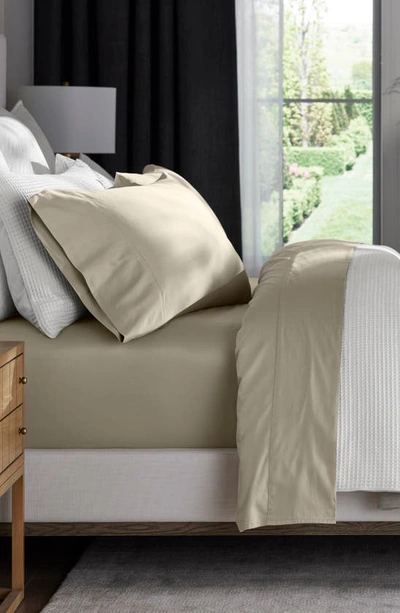 Shop Boll & Branch Set Of 2 Signature Hemmed Pillowcases In Oak