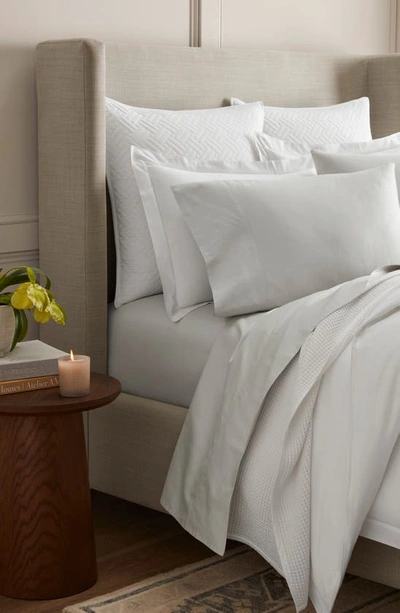 Shop Boll & Branch Set Of 2 Signature Hemmed Pillowcases In Mist