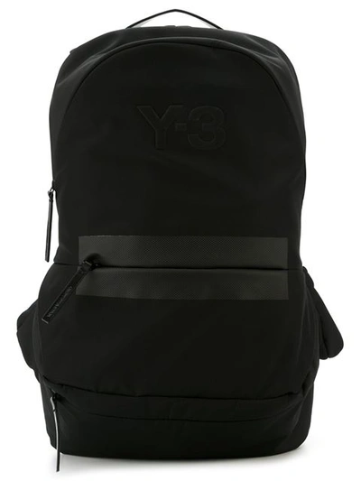 Y-3 Contrast Zip Detail Backpack