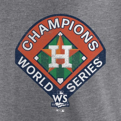 Shop Fanatics Branded Heather Gray Houston Astros 2022 World Series Champions Complete Game T-shirt
