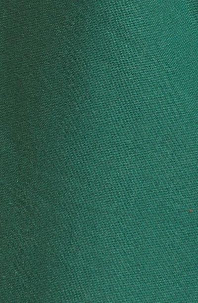 Shop Bode Dessert Appliqué Linen & Cotton Shorts In Green Multi