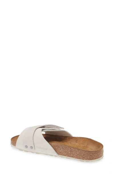 Birkenstock Unisex Oita Modern Suede Sandal In Antique White In White