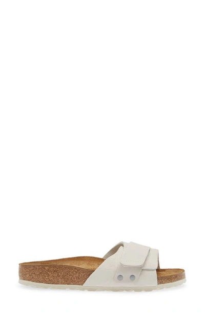 Birkenstock Unisex Oita Modern Suede Sandal In Antique White In White