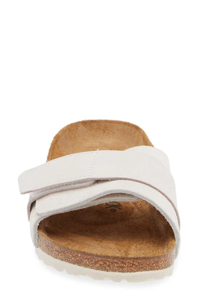 Birkenstock Unisex Oita Modern Suede Sandal In Antique White In White