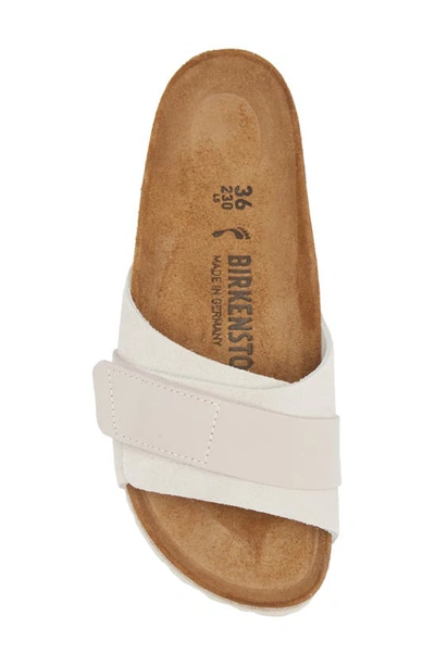 Birkenstock Unisex Oita Modern Suede Sandal In Antique White In White