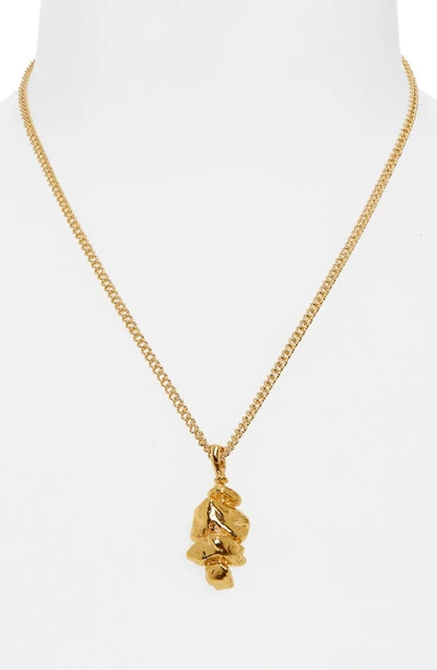 Shop Alighieri The Ode To Africa Totem Pendant Necklace In 24 Gold